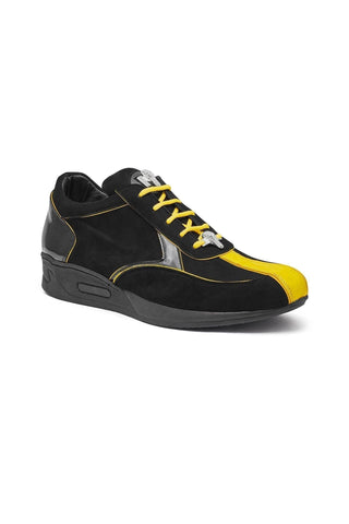 Mauri M791 Jackpot Exotic Crocodile Skin / Suede / Patent Sneakers (MA5267)-AmbrogioShoes