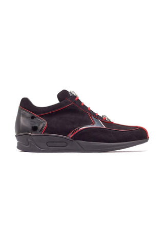 Mauri M791 Jackpot Exotic Crocodile Skin / Suede / Patent Sneakers (MA5267)-AmbrogioShoes