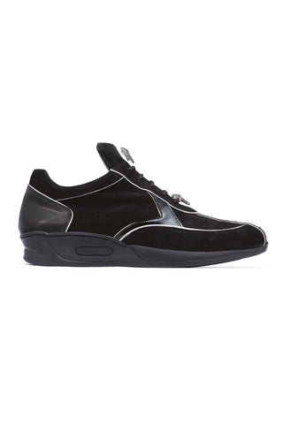 Mauri M791 Jackpot Exotic Crocodile Skin / Suede / Patent Sneakers (MA5267)-AmbrogioShoes