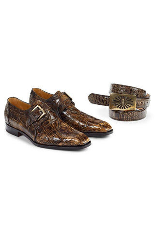 Mauri Men's Brown Exotic Hand-Painted Body Alligator Loafers 1002 (MA4403)-AmbrogioShoes
