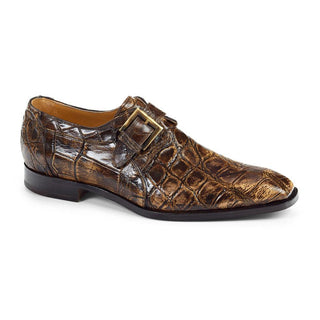 Mauri Men's Brown Exotic Hand-Painted Body Alligator Loafers 1002 (MA4403) (Special Order)-AmbrogioShoes