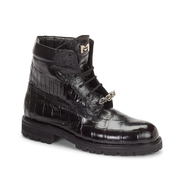 Mauri Men's Commando Black Boots 4637 (MA4305)(Special Order)-AmbrogioShoes