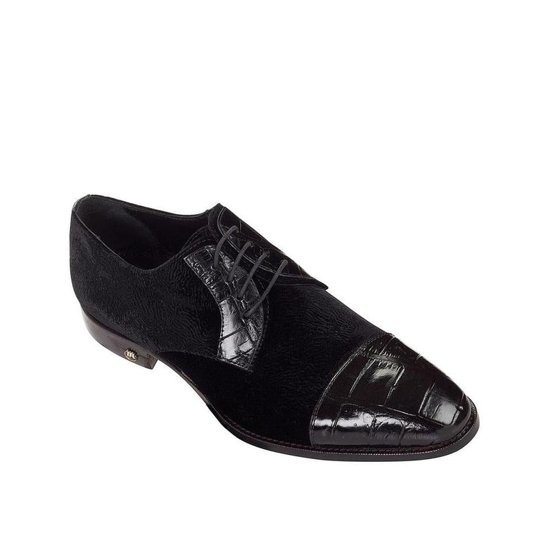Mauri Men's Ticinese Black Oxfords 53164 (MA4320) (Special Order)-AmbrogioShoes