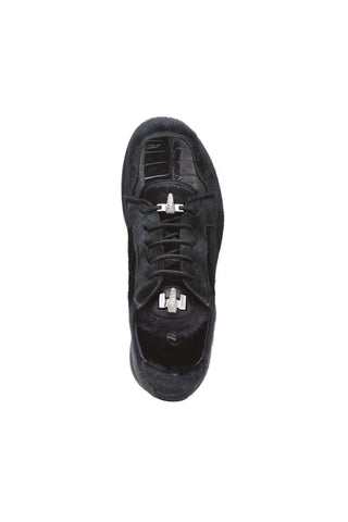 Mauri Mustang 8594 Exotic Crocodile Skin & Pony Hair Sneakers (MA5271)-AmbrogioShoes