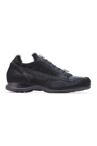 Mauri Mustang 8594 Exotic Crocodile Skin & Pony Hair Sneakers (MA5271)-AmbrogioShoes