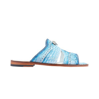 Mauri Mykonos 1858/5 Men's Shoes Exotic Alligator Skin Sandals (MA5513) (Special Order)-AmbrogioShoes