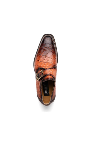 Mauri Nitti 3281 Alligator Single Monk Strap-AmbrogioShoes