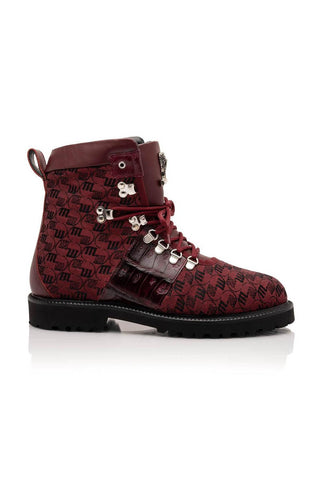 Mauri O.G 3272 Exotic Crocodile / Ostrich / Fabric / Calf-Skin Leather Boots (MA5630)-AmbrogioShoes
