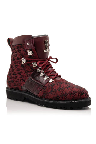 Mauri O.G 3272 Exotic Crocodile / Ostrich / Fabric / Calf-Skin Leather Boots (MA5630)-AmbrogioShoes
