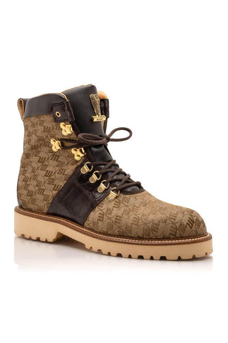 Mauri O.G 3272 Exotic Crocodile / Ostrich / Fabric / Calf-Skin Leather Boots (MA5630)-AmbrogioShoes