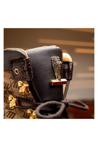 Mauri O.G 3272 Exotic Crocodile / Ostrich / Fabric / Calf-Skin Leather Boots (MA5630)-AmbrogioShoes