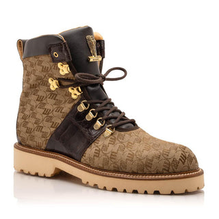 Mauri O.G 3272 Exotic Crocodile / Ostrich / Fabric / Calf-Skin Leather Boots (MA5630)(Made to Order)-AmbrogioShoes