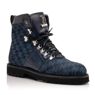 Mauri O.G 3272 Men's Shoes Exotic Crocodile / Ostrich / Fabric / Calf-Skin Leather Boots (MA5630)-AmbrogioShoes