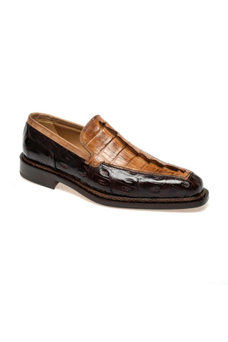 Mauri Orefici 4770/1 Crocodile / Nappa Slip-On Loafer (MA5665)