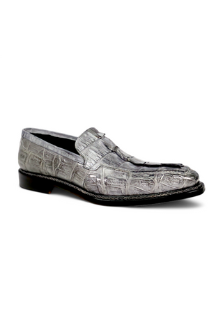 Mauri Orefici 4770/1 Exotic Crocodile / Nappa Leather Slip-On Loafer (MA5665)-AmbrogioShoes