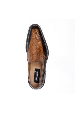 Mauri Orefici 4770/1 Exotic Crocodile / Nappa Leather Slip-On Loafer (MA5665)-AmbrogioShoes