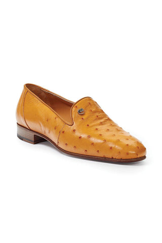 Mauri Ostrich Buttercup Loafers Art 4516/5 (MA4647)-AmbrogioShoes