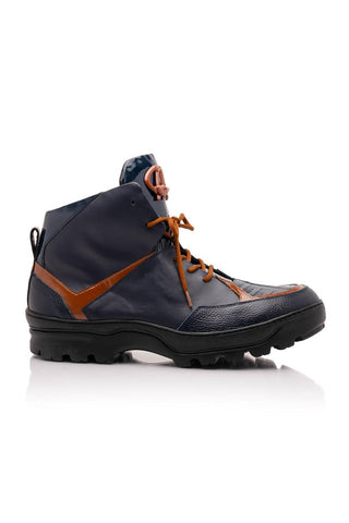 Mauri Polar 8439 Exotic Crocodile / Patent / Time Calf-Skin Leather Boots (MA5633)-AmbrogioShoes