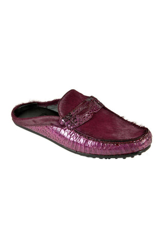 Mauri Purple Snake-Skin / Pony Penny Sandals 3465 (MAO1035)-AmbrogioShoes