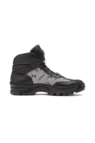 Mauri Pyro 3216 Crocodile Skin / Fabric / Nappa Leather Boots (MA5562)