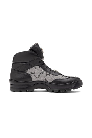 Mauri Pyro 3216 Exotic Crocodile Skin / Fabric / Nappa Leather Boots (MA5562)-AmbrogioShoes