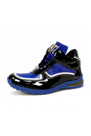 Mauri Quick M797 Crocodile / Patent High-Top Sneakers (MA5675)