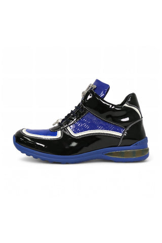 Mauri Quick M797 Exotic Crocodile / Patent Leather High-Top Sneakers (MA5675)