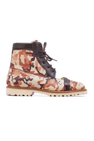 Mauri Rambo 4980 Camouflage Brown Alligator / Leather Boots (MA5275)