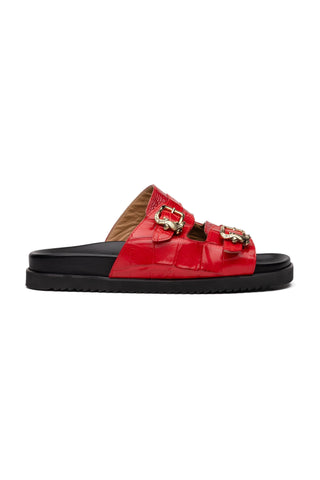 Mauri Reef 5199 Alligator / Ostrich Sandal-AmbrogioShoes