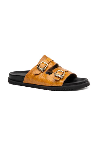 Mauri Reef 5199 Alligator / Ostrich Sandal-AmbrogioShoes