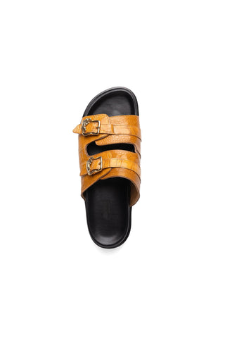 Mauri Reef 5199 Alligator / Ostrich Sandal-AmbrogioShoes