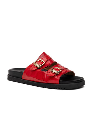 Mauri Reef 5199 Alligator / Ostrich Sandal-AmbrogioShoes