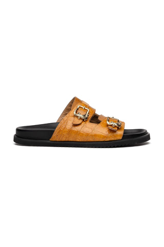 Mauri Reef 5199 Alligator / Ostrich Sandal-AmbrogioShoes