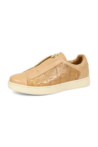 Mauri Regata 8478/14 Crocodile & Leather Slip-On Sneaker-AmbrogioShoes