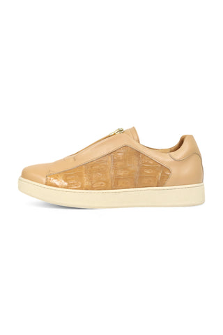 Mauri Regata 8478/14 Crocodile & Leather Slip-On Sneaker-AmbrogioShoes