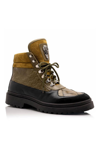 Mauri Renegade 3271 Exotic Crocodile / Nubuck / Nappa / Suede Boots (MA5629)-AmbrogioShoes