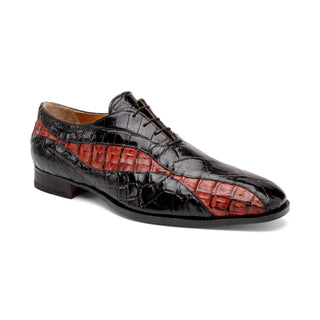Mauri Scarface 3227 Men's Shoes Exotic Alligator Skin & Hornback Oxfords (MA5583) (Special Order)-AmbrogioShoes
