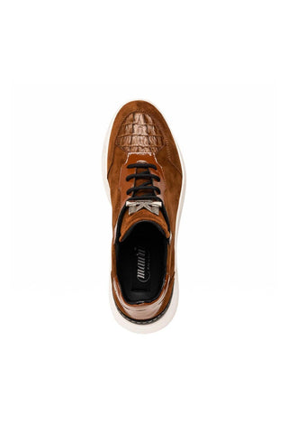 Mauri Scratch 8492 Exotic Hornback / Suede / Patent High-Top Sneakers (MA5647)-AmbrogioShoes
