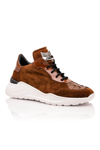 Mauri Scratch 8492 Hornback / Suede / Patent High-Top Sneaker