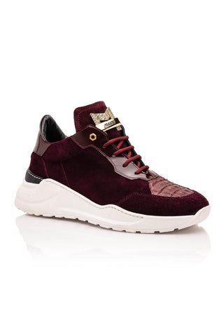 Mauri Scratch 8492 Hornback / Suede / Patent High-Top Sneaker