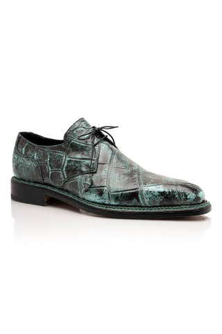 Mauri Shadow 3281/4 Exotic Alligator Derby (MA5637)-AmbrogioShoes