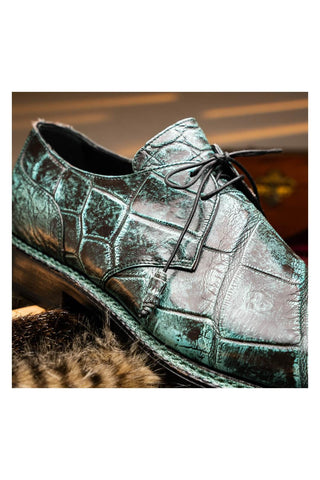 Mauri Shadow 3281/4 Exotic Alligator Derby (MA5637)-AmbrogioShoes