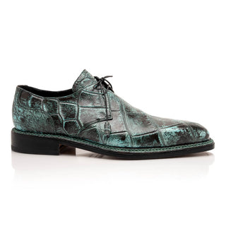 Mauri Shadow 3281/4 Men's Shoes Exotic Alligator Derby (MA5637) (Special Order)-AmbrogioShoes