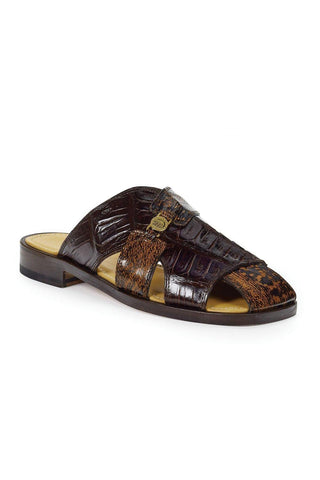 Mauri Shark & Baby Croc Sport Rust Sandals Art 1615 (MA4661)-AmbrogioShoes