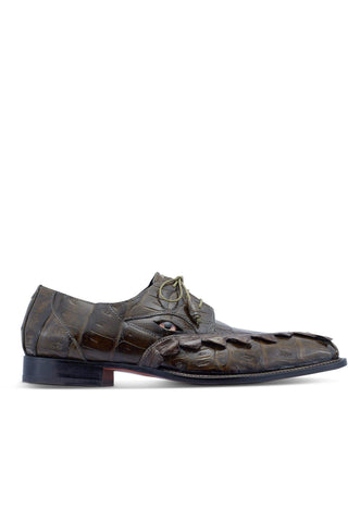 Mauri Slayer Crocodile Derby-AmbrogioShoes