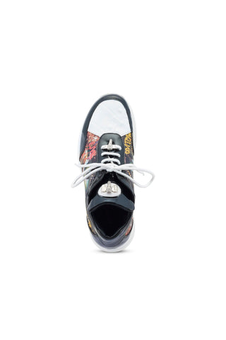 Mauri Solace 8741/2 Crocodile / Patent / Leather Sneakers (MA5548)-AmbrogioShoes