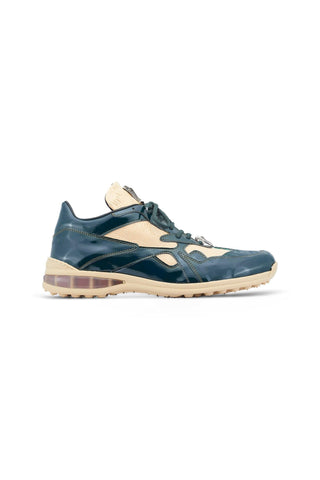 Mauri Sonic 8464/1 Crocodile Skin & Patent Casual Bubble Sneakers (MA5540)