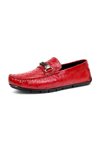 Mauri Sprinter 3517/5 Ostrich Horsebit Slip-On Driver (MA5662)