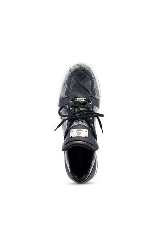 Mauri Supreme 8440/1 Crocodile Skin / Fabric / Leather Sneakers (MA5490)