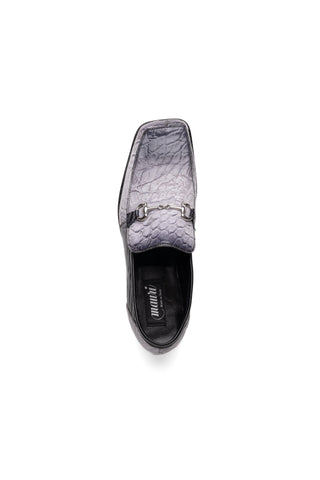 Mauri Switch 3290 Multi Gray & Black Alligator / Leather Slip-On Horsebit Loafers (MA5602)-AmbrogioShoes